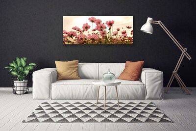 Foto paveikslai ant drobės Laukinių gėlių pievos gamta