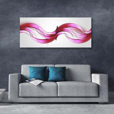 Nuotrauka ant drobes Abstract Waves Menas Menas