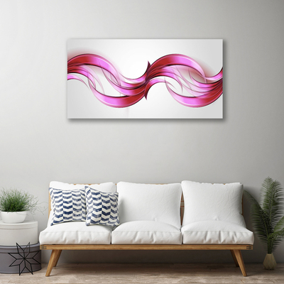 Nuotrauka ant drobes Abstract Waves Menas Menas