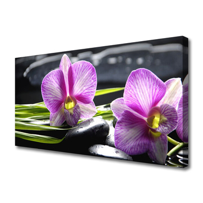 Print ant drobės Orchid Stones Zen Spa