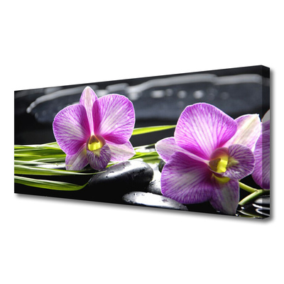 Print ant drobės Orchid Stones Zen Spa