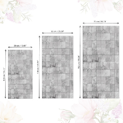 Dekoratyvinė plėvelė baldams Pilkos plytelės