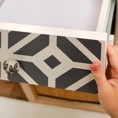 Vinilinė lipni plėvelė Juodai baltas raštas