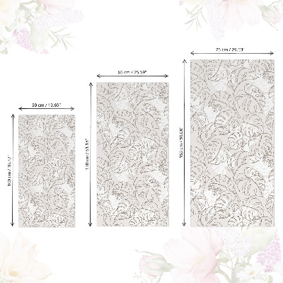 Lipni baldų plėvelė Monsteros lapai