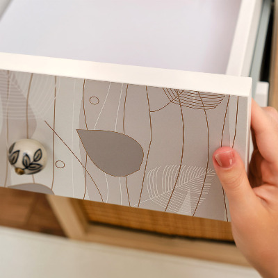 Dekoratyvinė plėvelė baldams Lapinis raštas