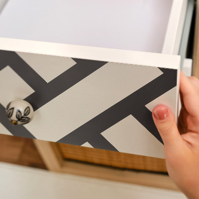 Klijuojama plėvelė baldams Paprasta pynė