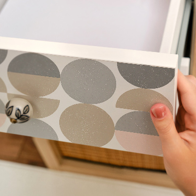 Klijuojama plėvelė baldams Geometrinės pastelės