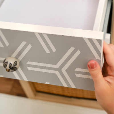 Lipni baldų plėvelė Šiuolaikinė geometrija