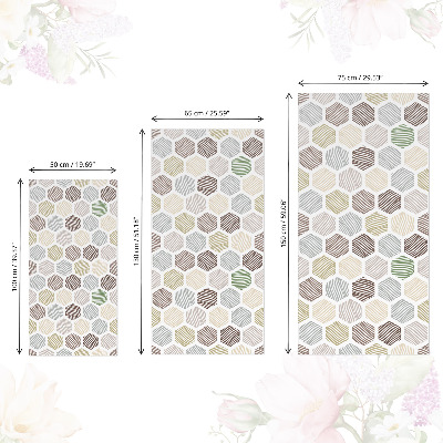 Dekoratyvinė plėvelė baldams Šešiakampė mozaika