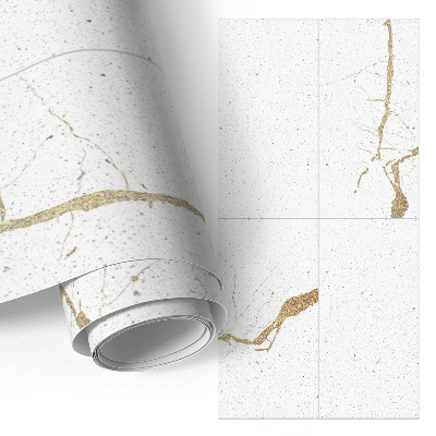 Klijuojama plėvelė baldams Baltos lėkštės