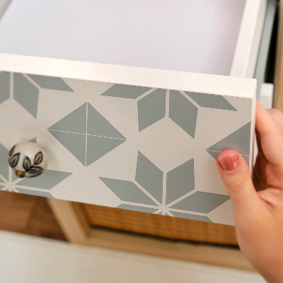 Lipni plėvelė baldams Geometrinis elegancija