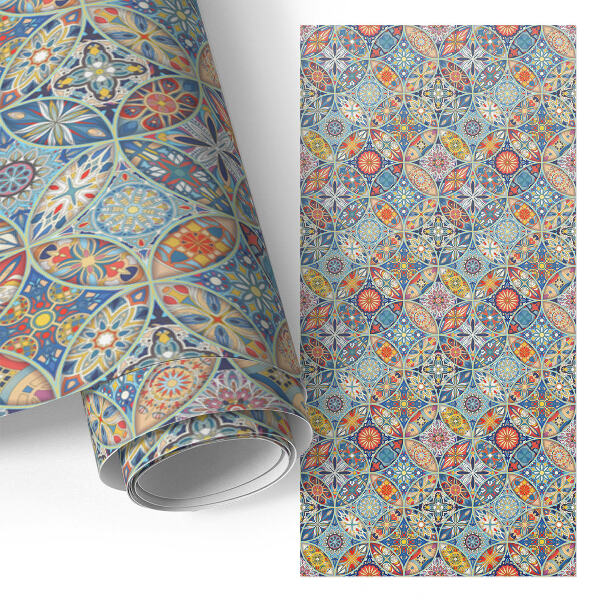 Klijuojama plėvelė baldams Spalvinga mozaika