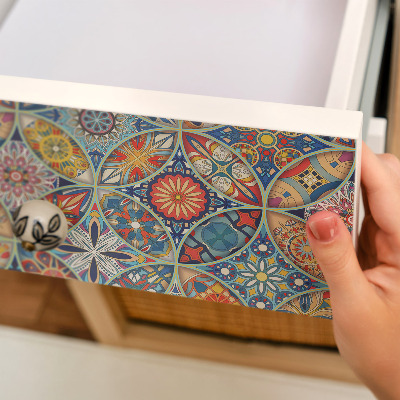 Klijuojama plėvelė baldams Spalvinga mozaika