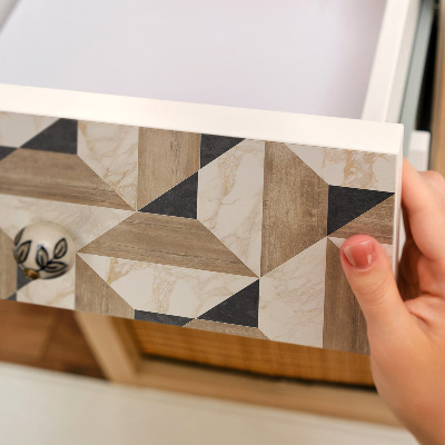 Dekoratyvinė plėvelė baldams Mediena su marmuru