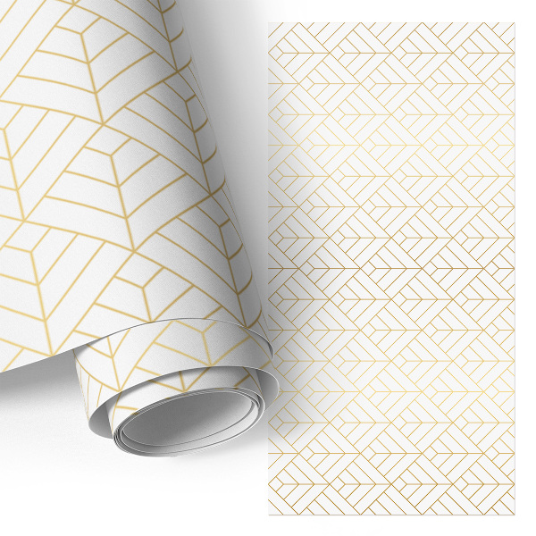 Klijuojama plėvelė baldams Minimalistinė geometrija