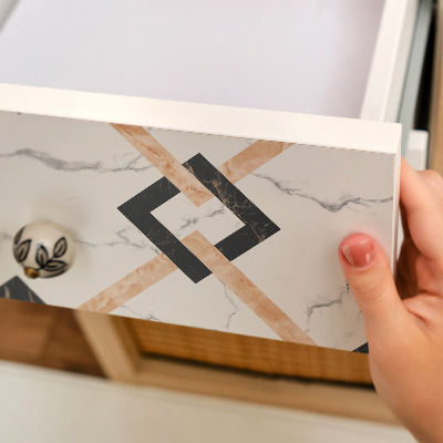 Vinilinė lipni plėvelė Pynimas ant marmuro