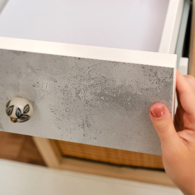 Dekoratyvinė plėvelė baldams Pilka siena