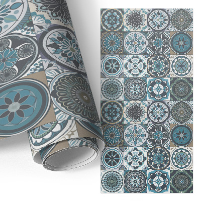 Vinilinė lipni plėvelė Mandalų plytelės