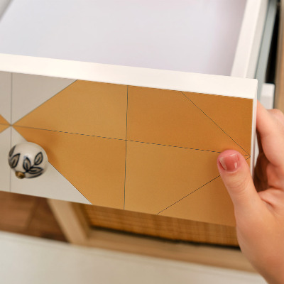 Baldų plėvelė Trikampio mozaika