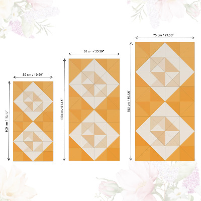 Baldų plėvelė Trikampio mozaika