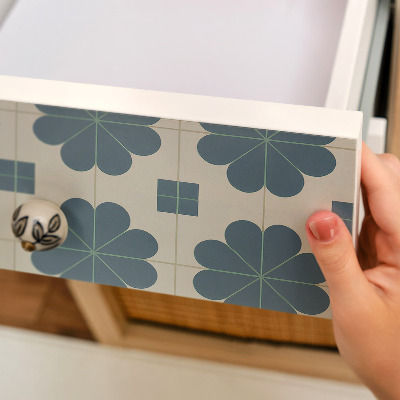 Baldų plėvelė Gėlių geometrija