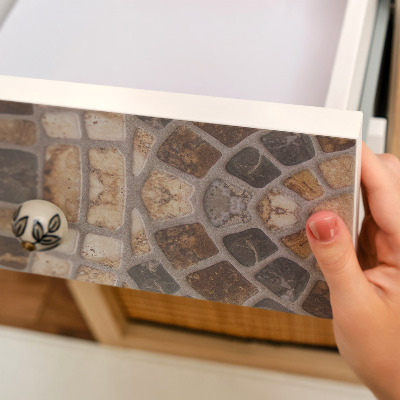 Baldų plėvelė Akmens mozaika