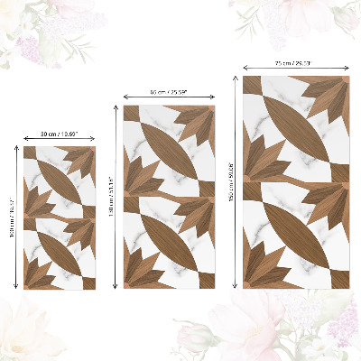 Dekoratyvinė plėvelė baldams Mediena ir marmuras