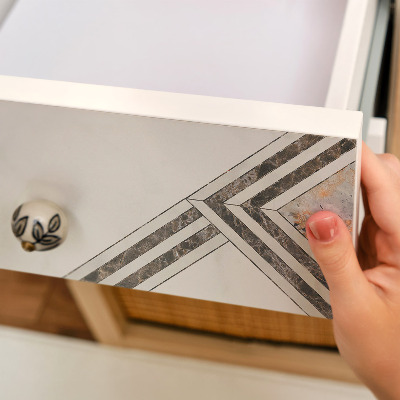 Vinilinė lipni plėvelė Šiuolaikinė geometrija