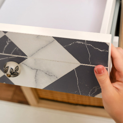 Klijuojama plėvelė baldams Geometrinis elegancija