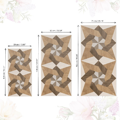 Dekoratyvinė plėvelė baldams Mediniai papuošalai