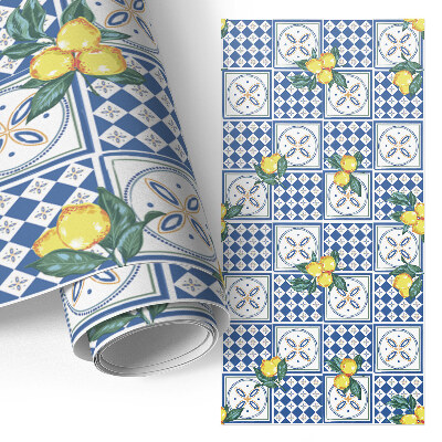 Dekoratyvinė plėvelė baldams Citrinų raštai