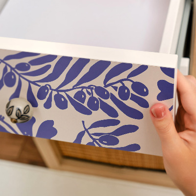 Baldų plėvelė Botaniniai raštai