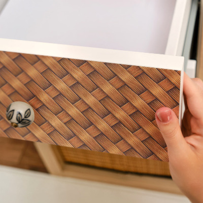 Dekoratyvinė plėvelė baldams Pinti audiniai