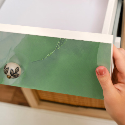 Baldų plėvelė Žalia abstrakcija