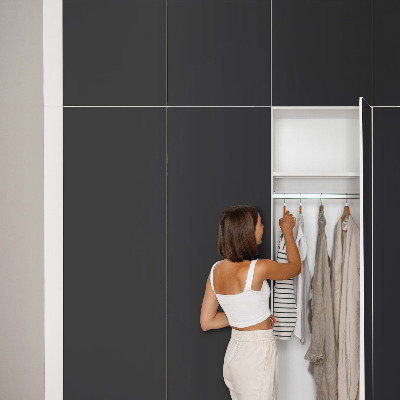 Dekoratyvinė plėvelė baldams Juoda