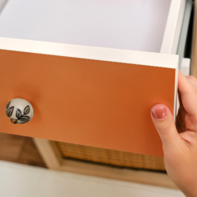 Baldų plėvelė Ryškiai oranžinė