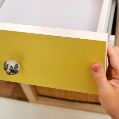 Dekoratyvinė plėvelė baldams Intensyvi geltona