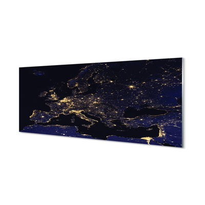 Stiklo paveikslas Dangaus žemėlapio šviesos