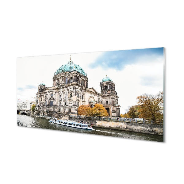 Stiklo paveikslas Vokietija Berlyno upės katedra