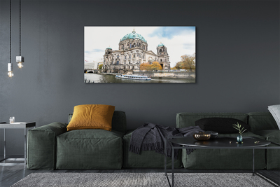 Stiklo paveikslas Vokietija Berlyno upės katedra