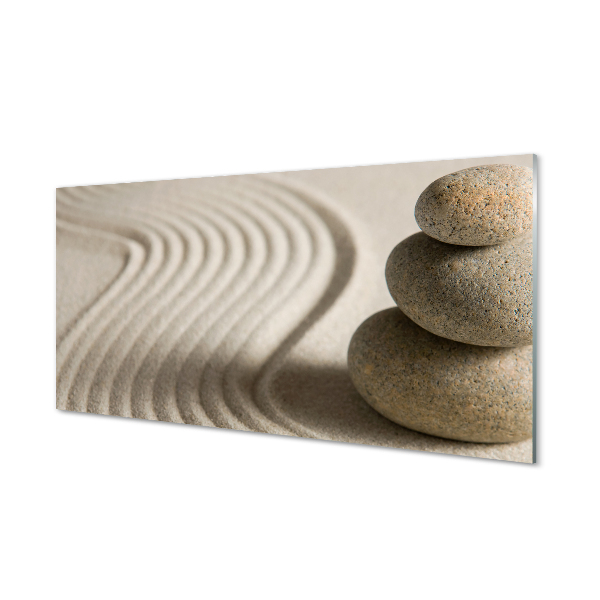 Stiklo paveikslas Akmens smėlio struktūra