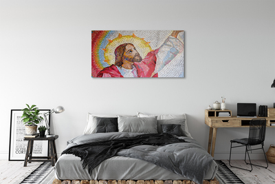 Stiklo paveikslas Jėzaus mozaika