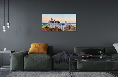 Stiklo paveikslas Vokietija Rudens pilis Miunchenas