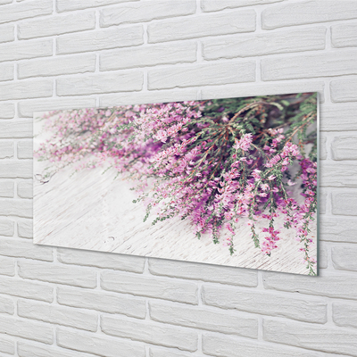 Stiklo paveikslas Lentų gėlės