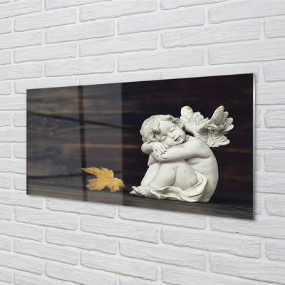 Stiklo paveikslas Miegančio angelo lapų lenta