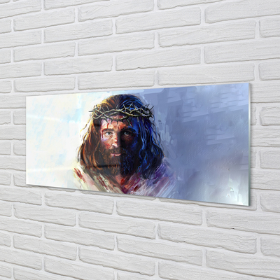 Stiklo paveikslas Jėzaus atvaizdas