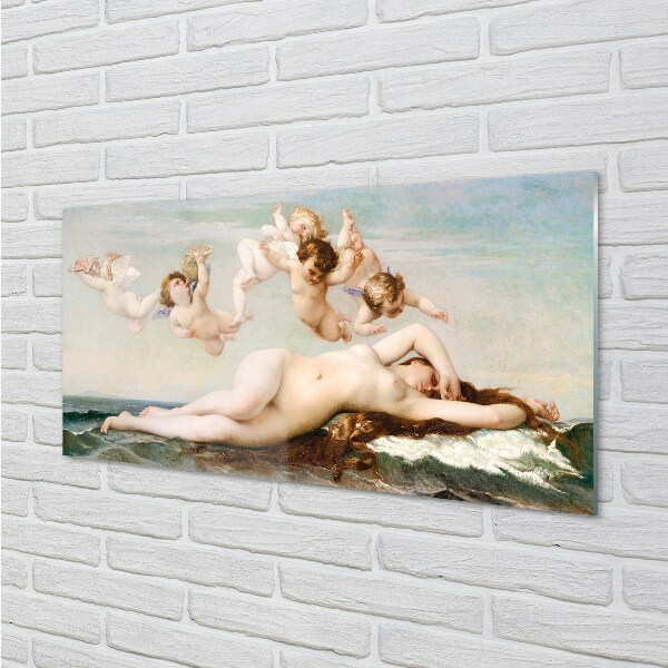Stiklo paveikslas Veneros gimimas – Sandro Botticelli