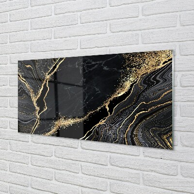 Stiklo paveikslas Marmuro akmens abstrakcija