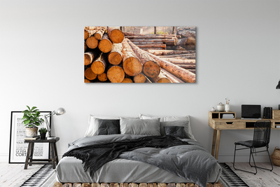 Stiklo paveikslas Rąstų medienos sudėtis