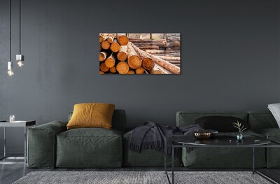 Stiklo paveikslas Rąstų medienos sudėtis